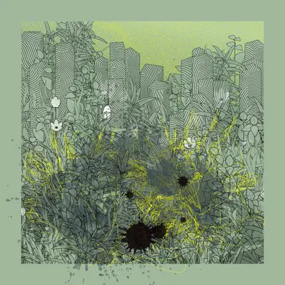 Image for NFT #4104019744 from Landscape with Carbon Capture by zancan collection
